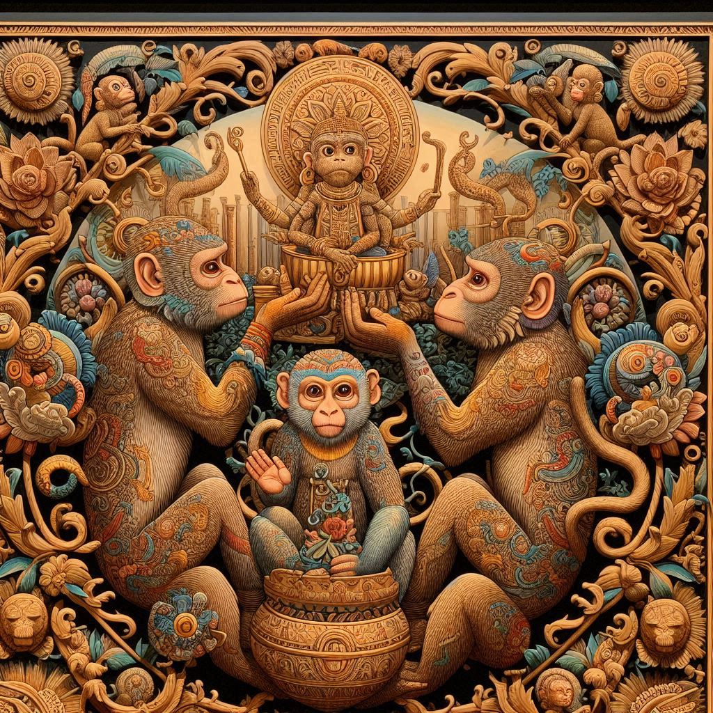 Monkeys in Ancient Art: Depictions Across Civilizations