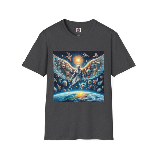 Homo sapiens pretty angel surreal graphic tee