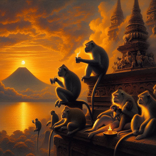 A Day in the Life of a Monkey: From Dawn to Dusk