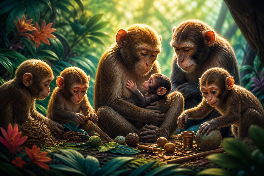 How Baby Monkeys Learn From Their Families