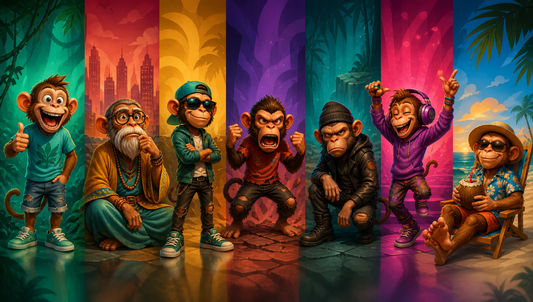Angry Gorilla Shirts: High-Impact Character Art — CyberMunkiez editorial illustration
