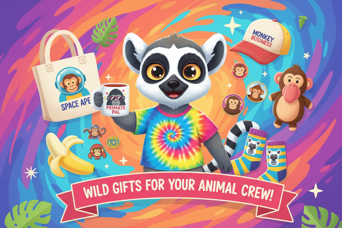 Lemur T-Shirts and Quirky Primate Gifts