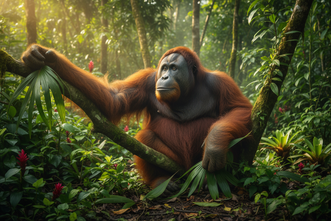 Orangutans: The Gentle Giants of the Rainforest