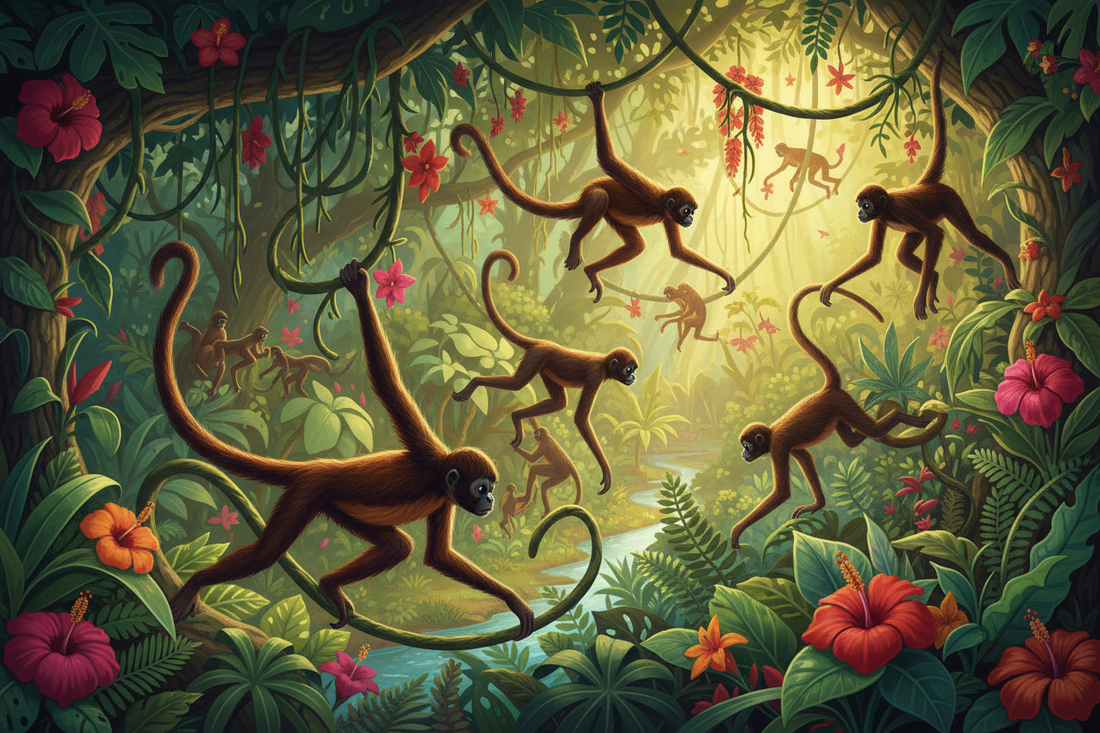 Spider Monkeys: Agile Forest Acrobats of the Jungle