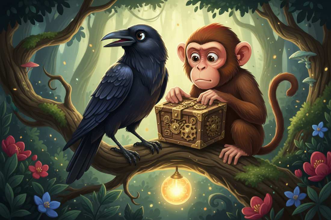 Why Crows and Monkeys Think Alike