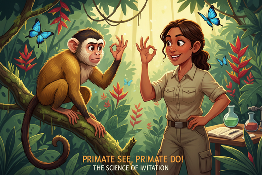 Why Monkeys Copy Human Behavior So Easily