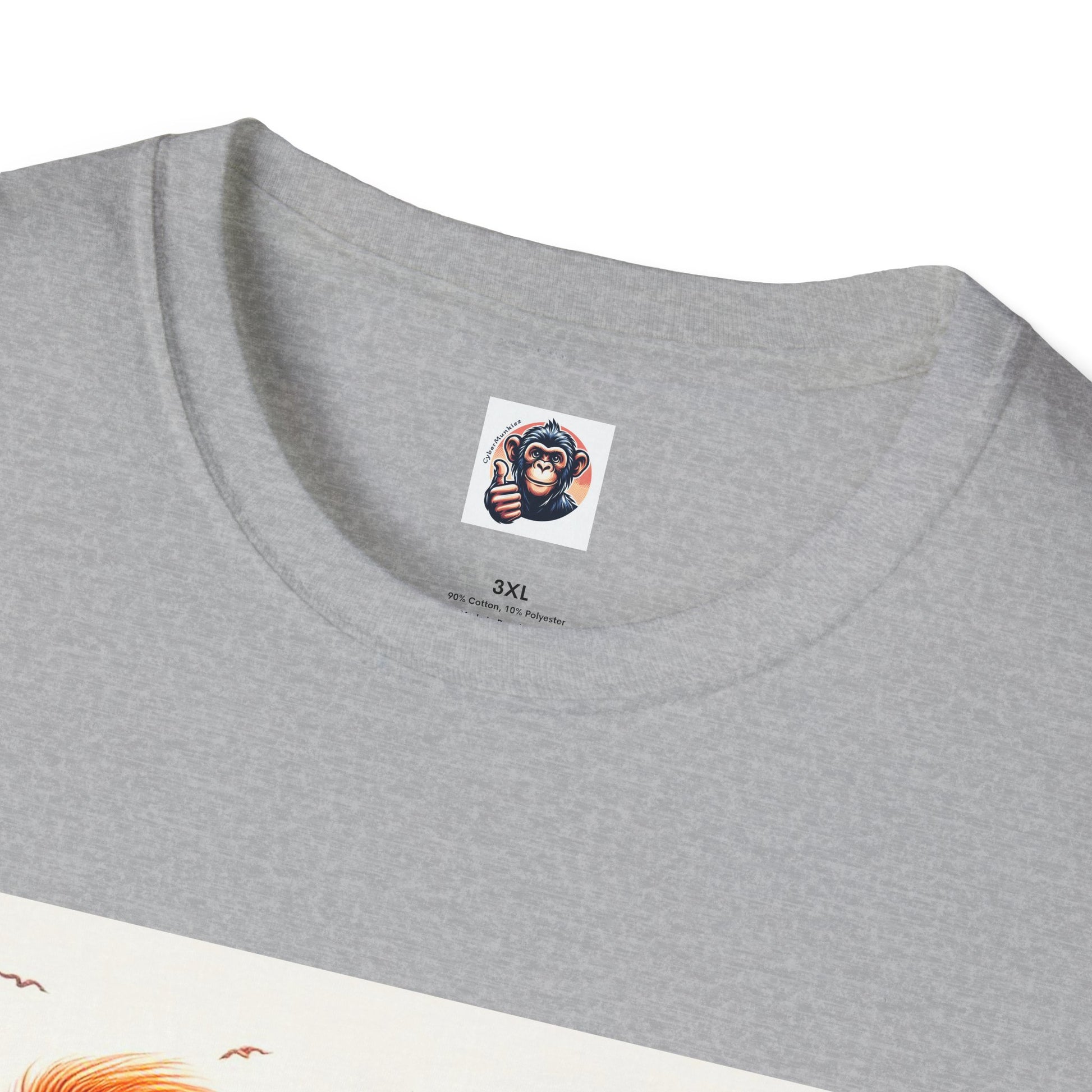 Orangutans blue car T-Shirt Printify