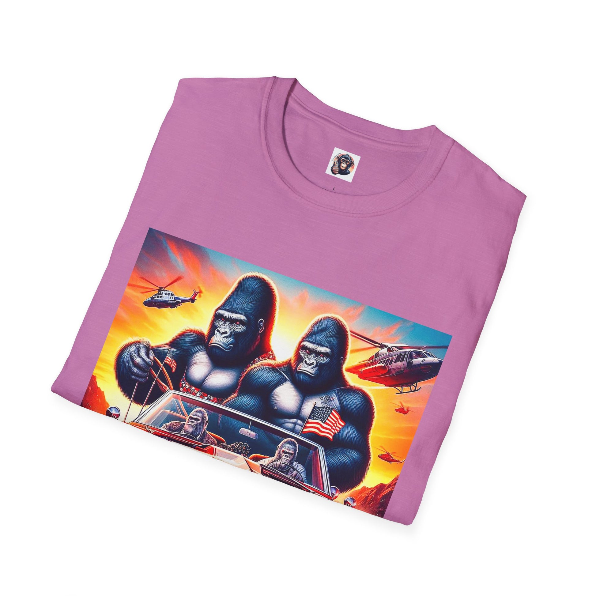 Gorilla T-Shirt Printify   