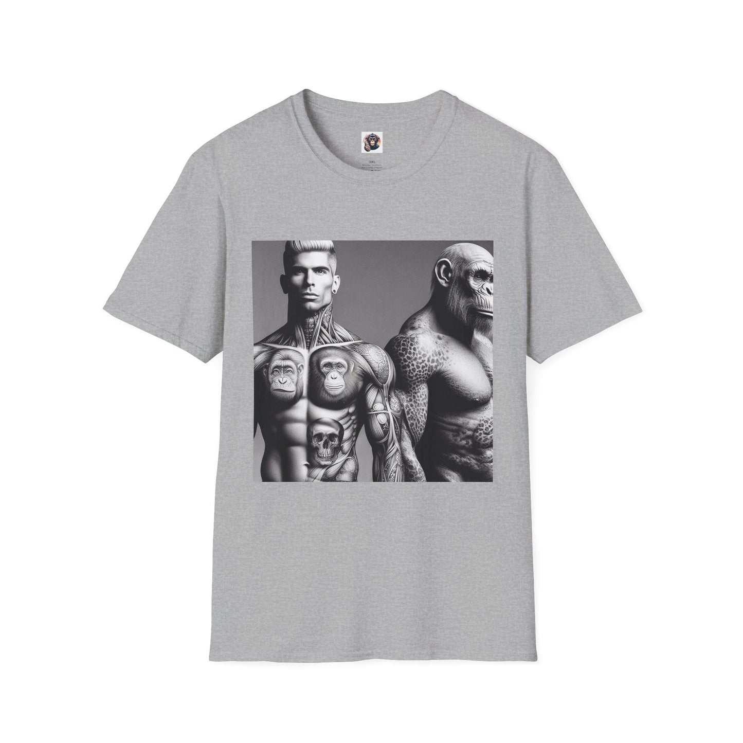 Homo Sapiens T-Shirt Printify XS Sport Grey 