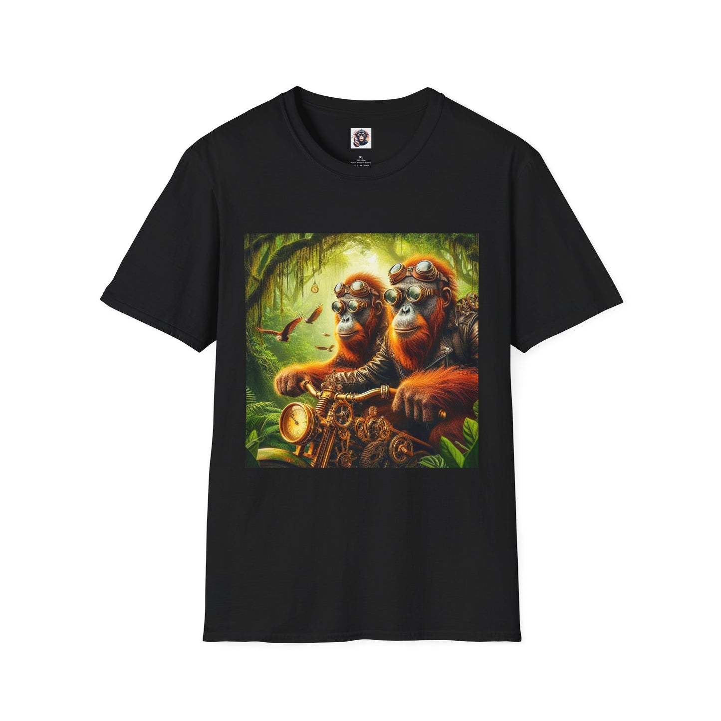 Orangutans T-Shirt Printify S Black 