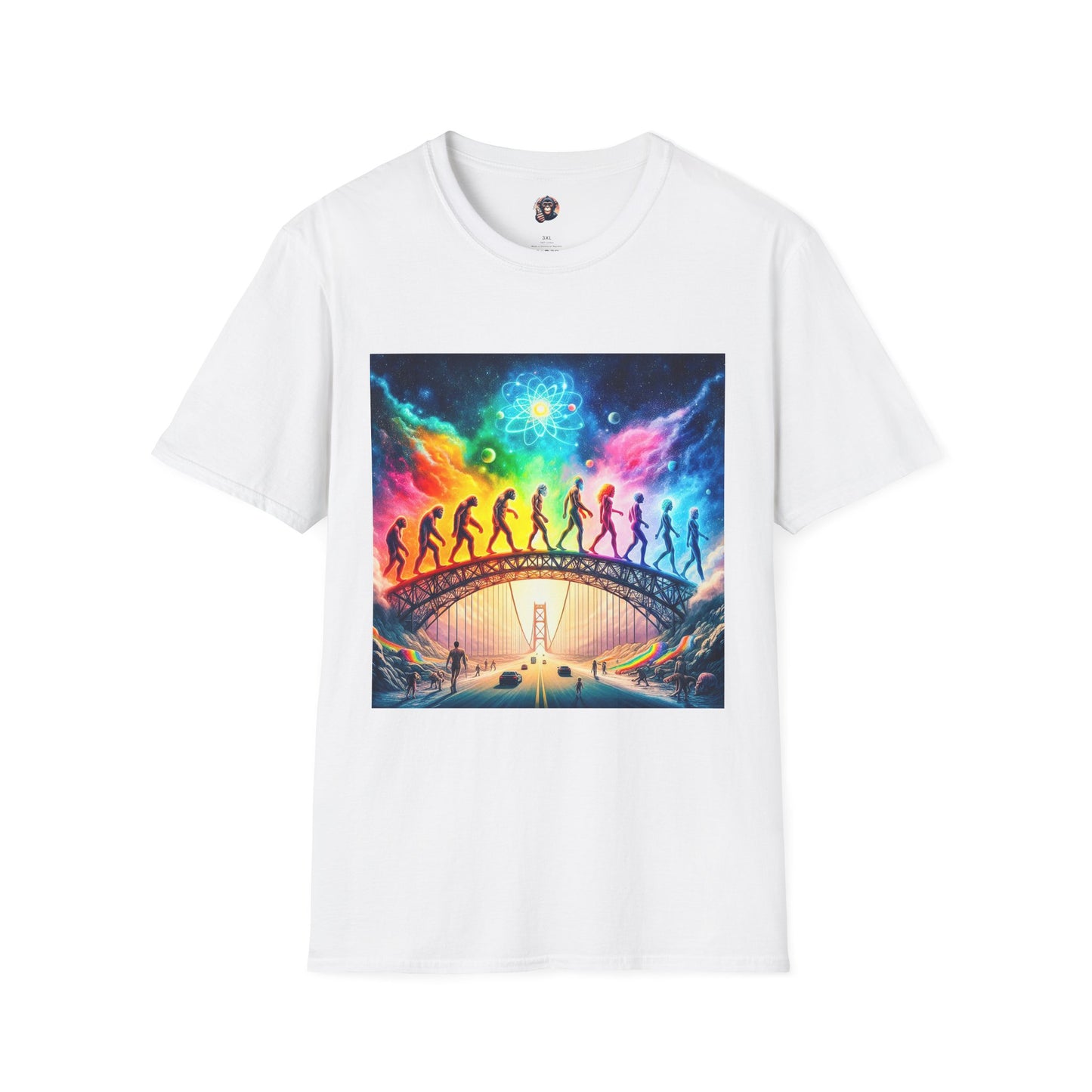 Homo Sapiens T-Shirt Printify S White 