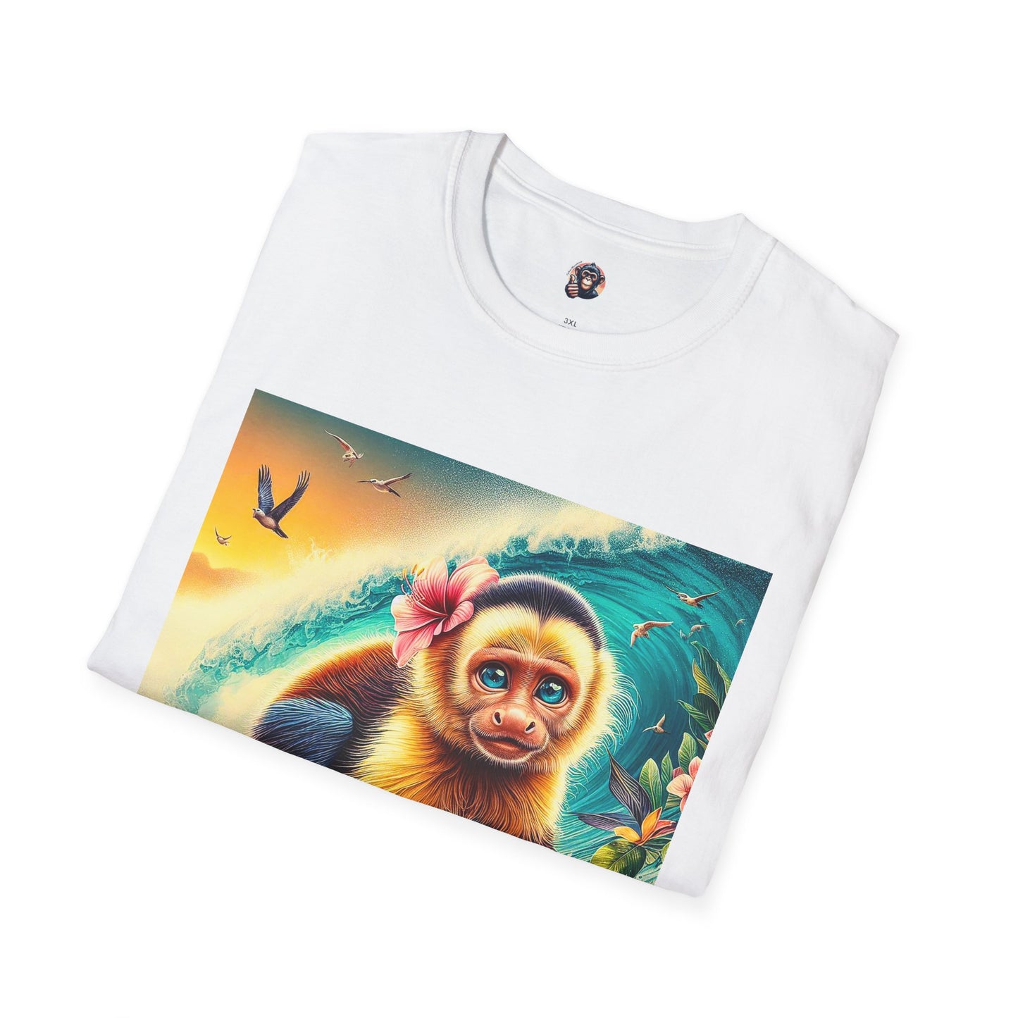 Capuchin Monkey T-Shirt Printify   