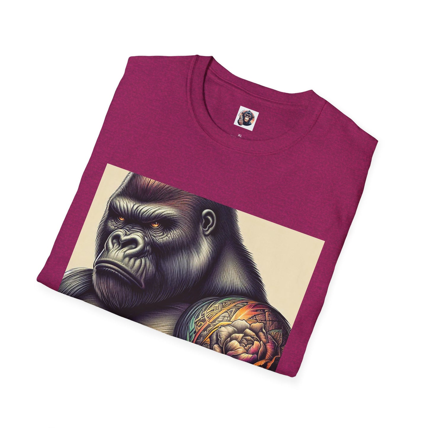 Gorilla T-Shirt Printify   