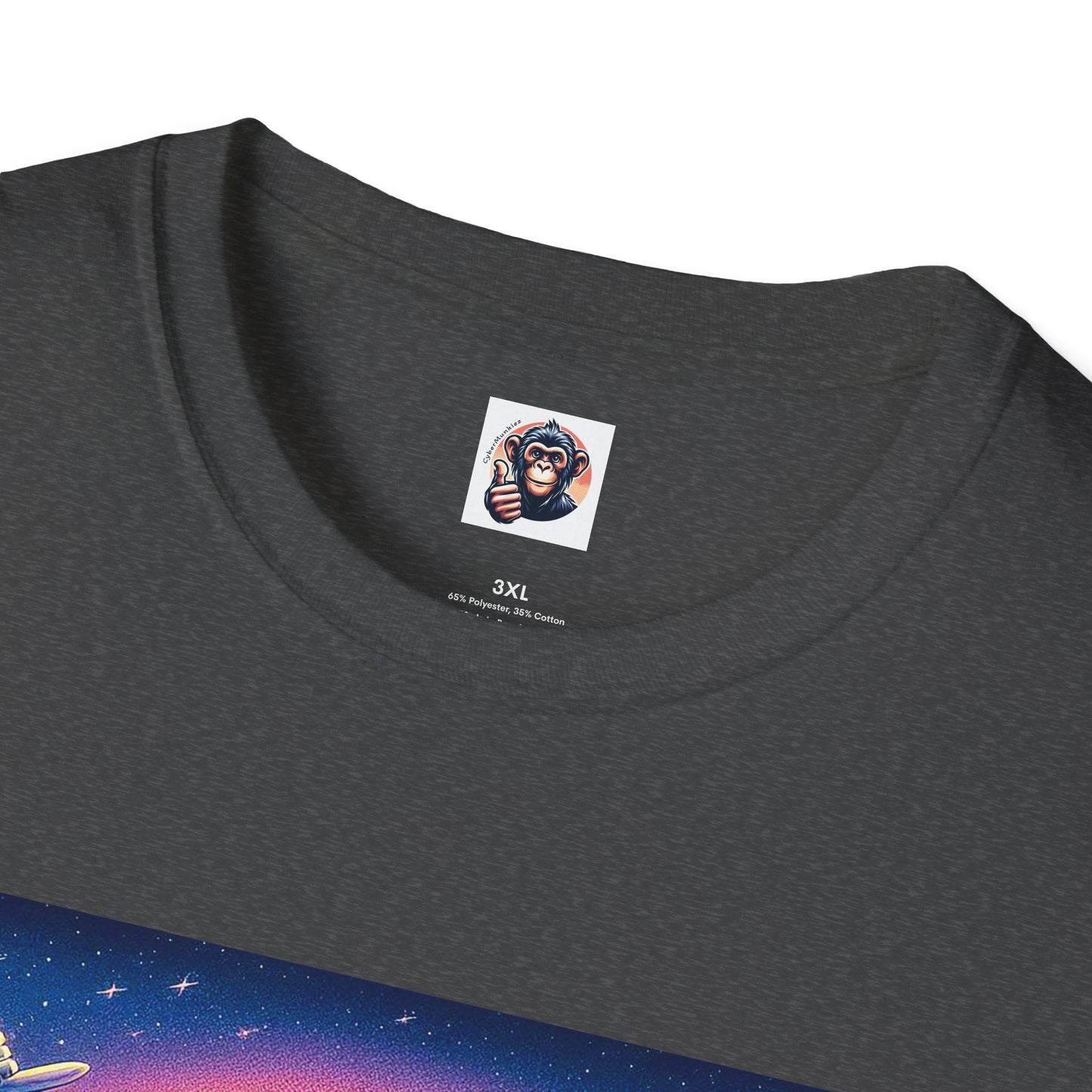 Wacky Gorilla pink car T-Shirt Printify