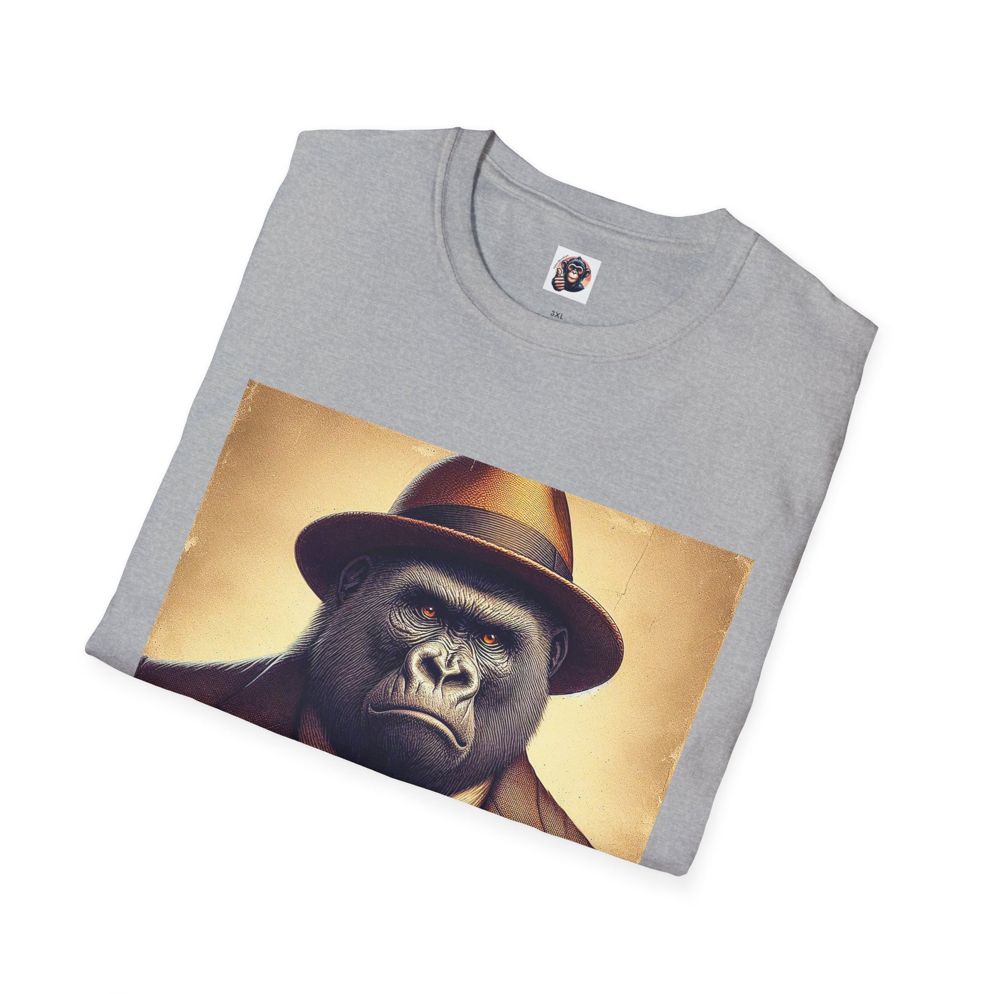 Gorilla T-Shirt Printify   