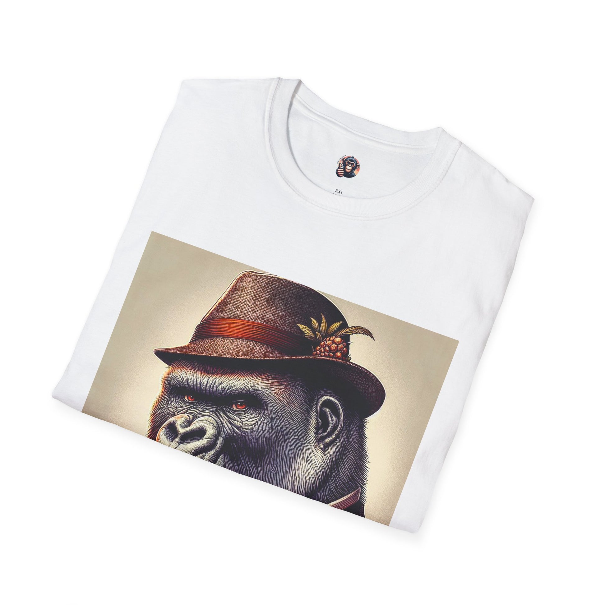 Gorilla T-Shirt Printify   