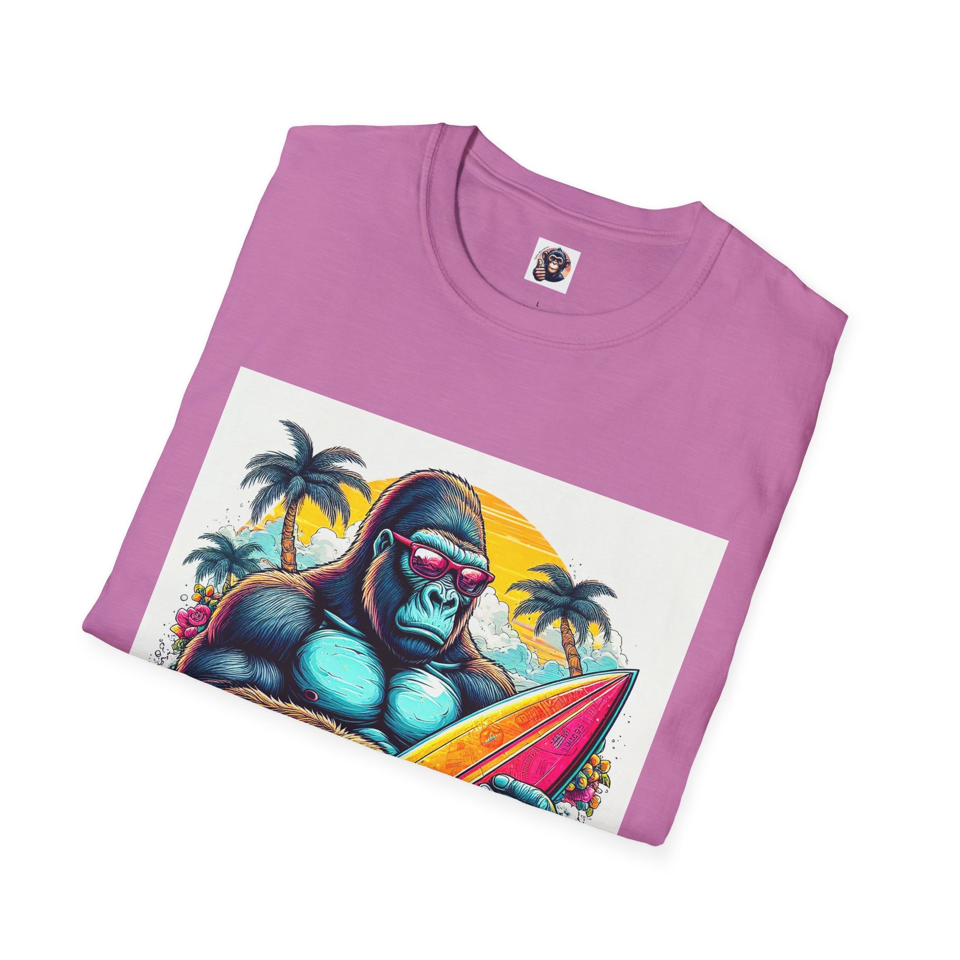 Gorilla T-Shirt Printify   