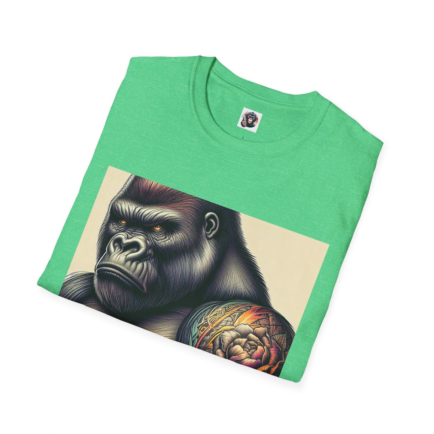 Gorilla T-Shirt Printify   