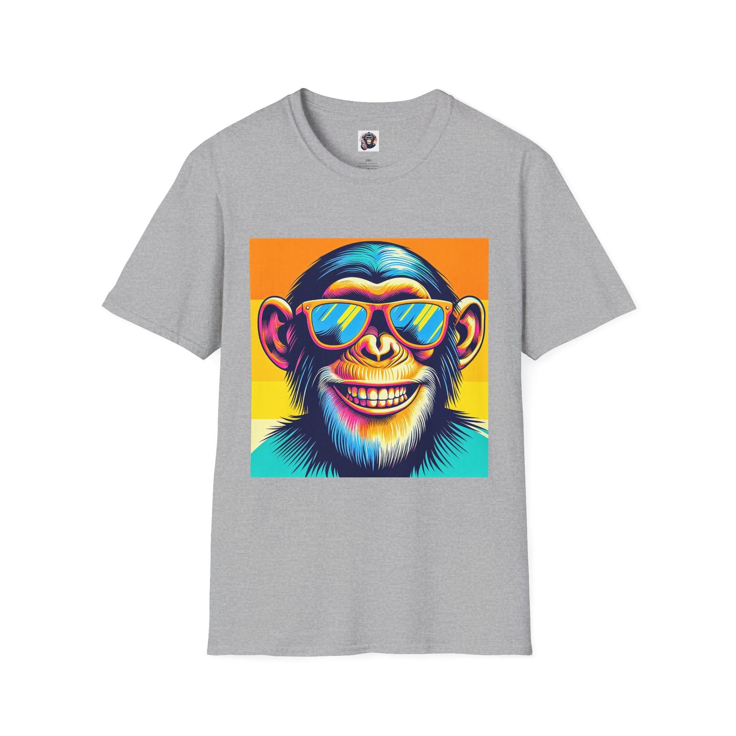 Chimp T-Shirt Printify XS Sport Grey 