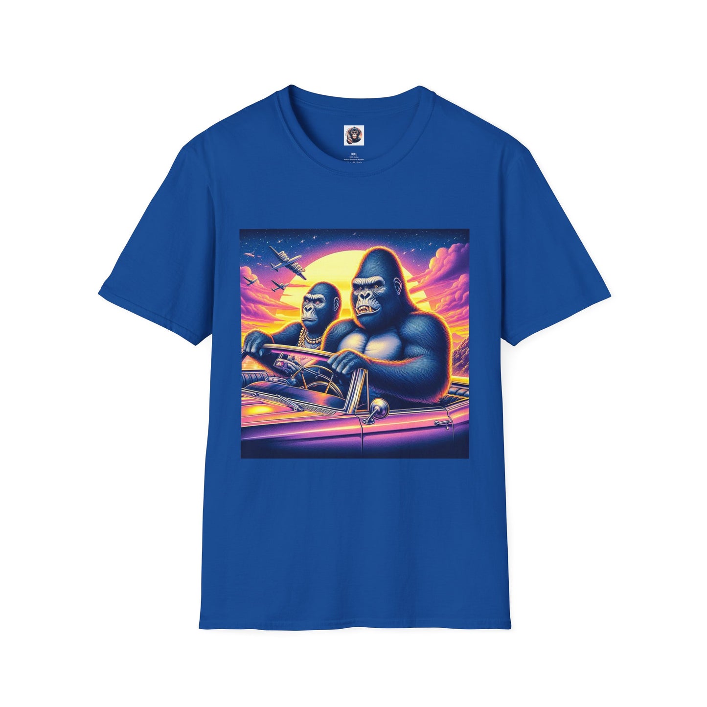 Wacky Gorilla T-Shirt Printify XS Royal 