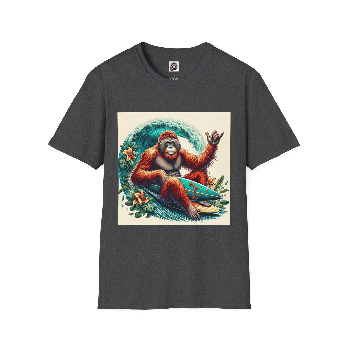 Orangutans T-Shirt Printify XS Dark Heather 