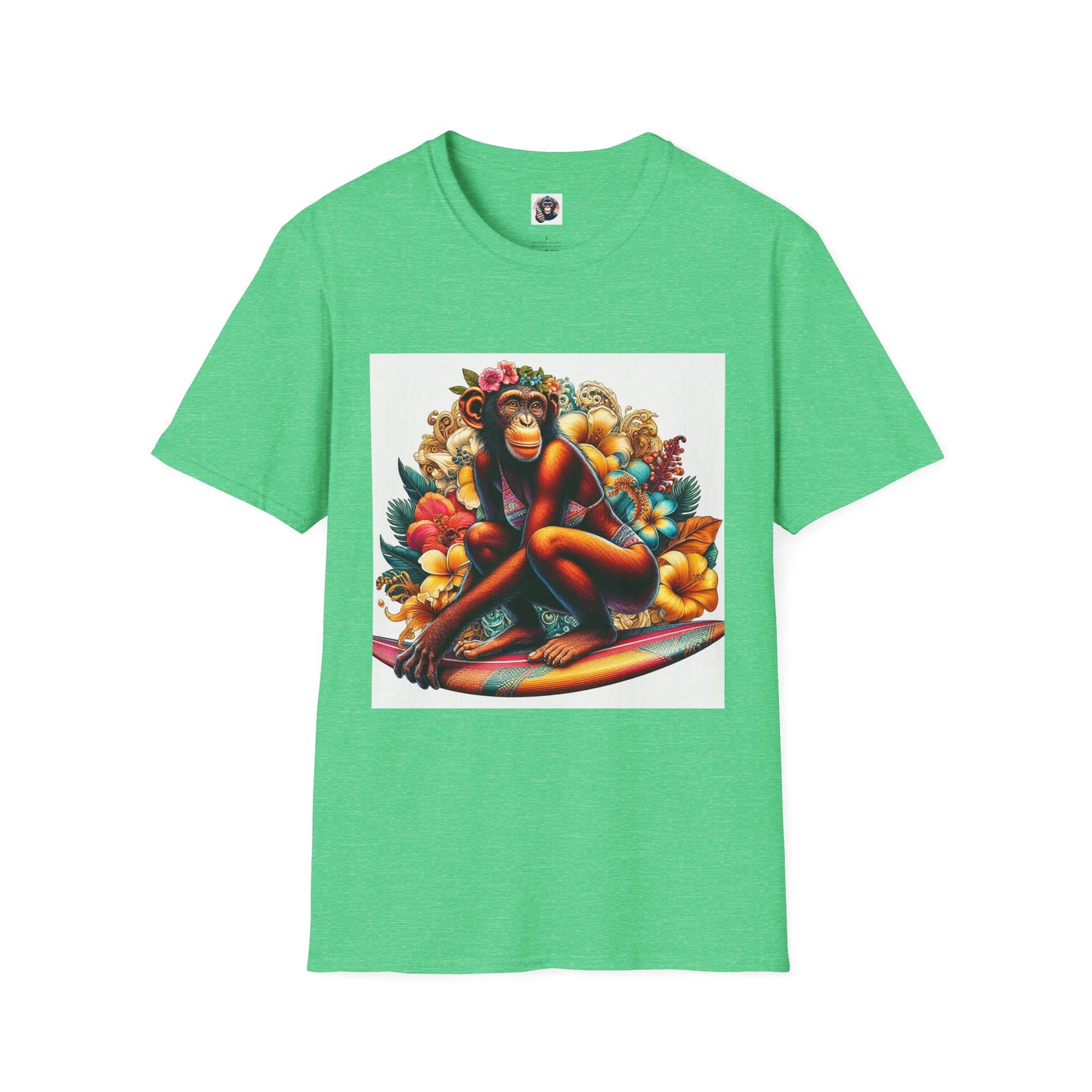 Bonobo T-Shirt Printify S Heather Irish Green 