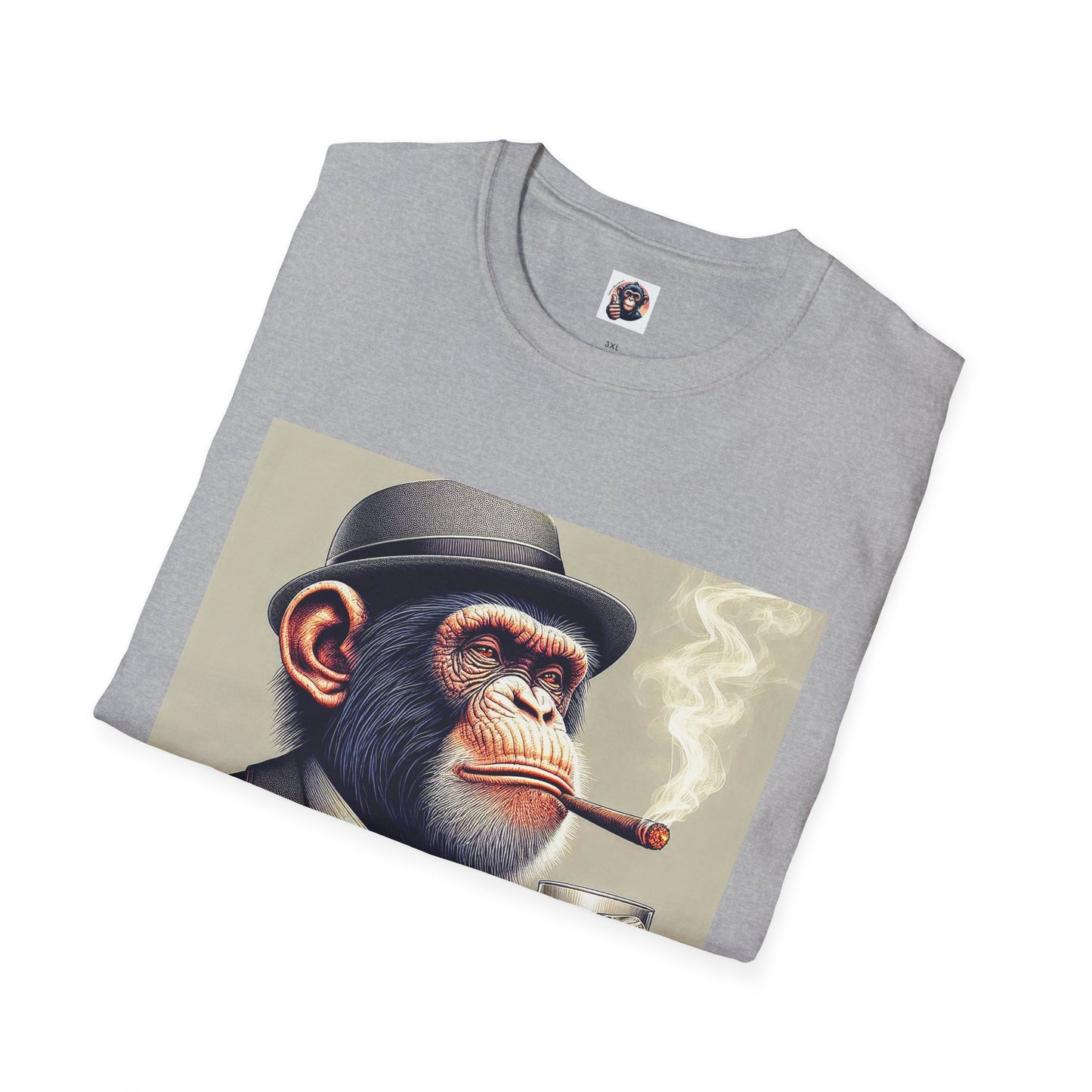 Chimp T-Shirt Printify   