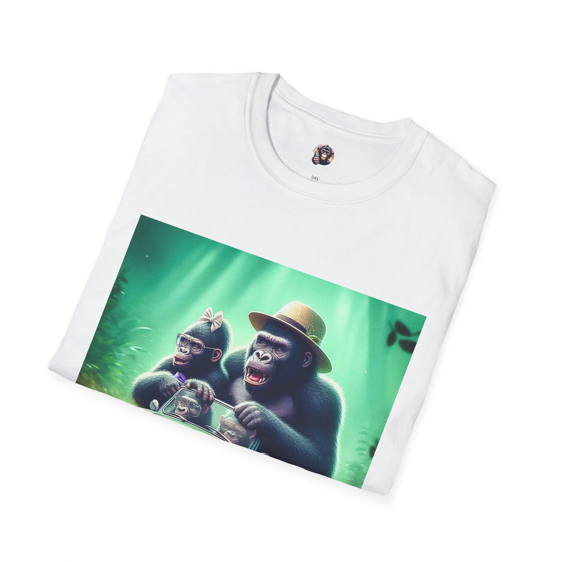 Wacky Gorilla T-Shirt Printify   