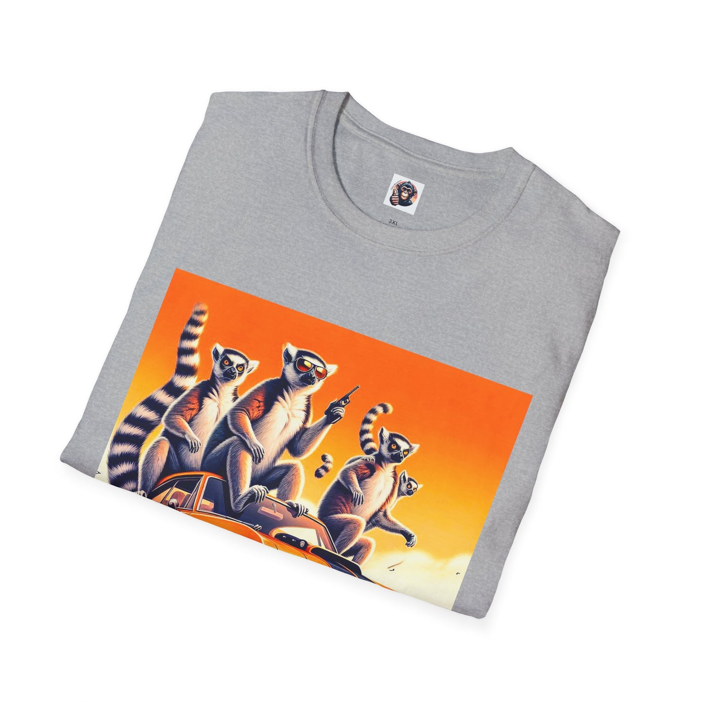 Wacky Lemurs party time T-Shirt Printify