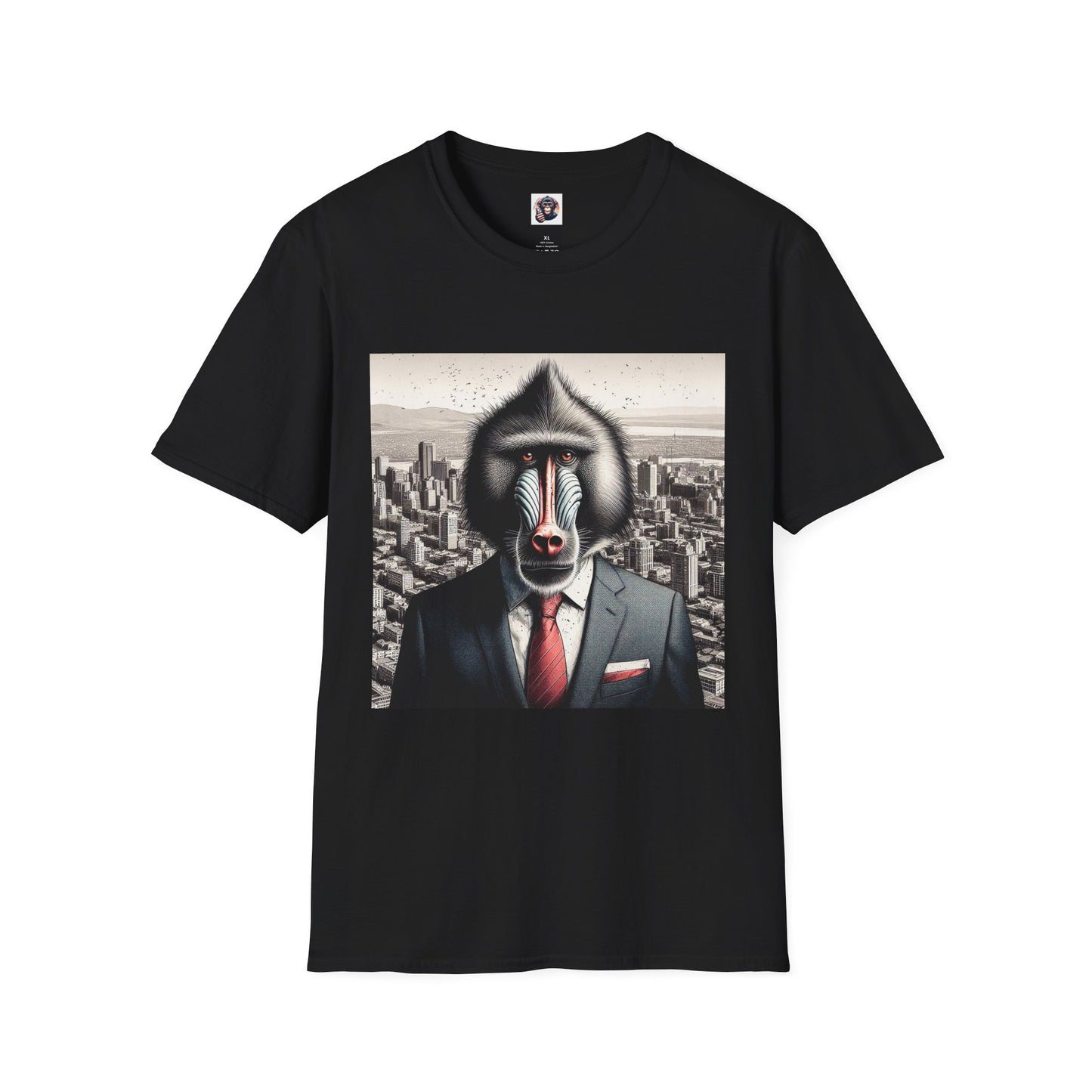 Baboon business professionals T-Shirt Printify XS Black