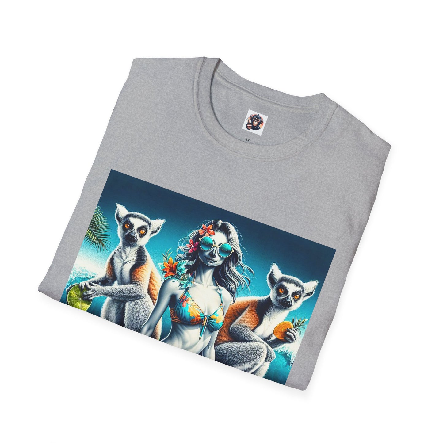 Lemurs T-Shirt Printify   