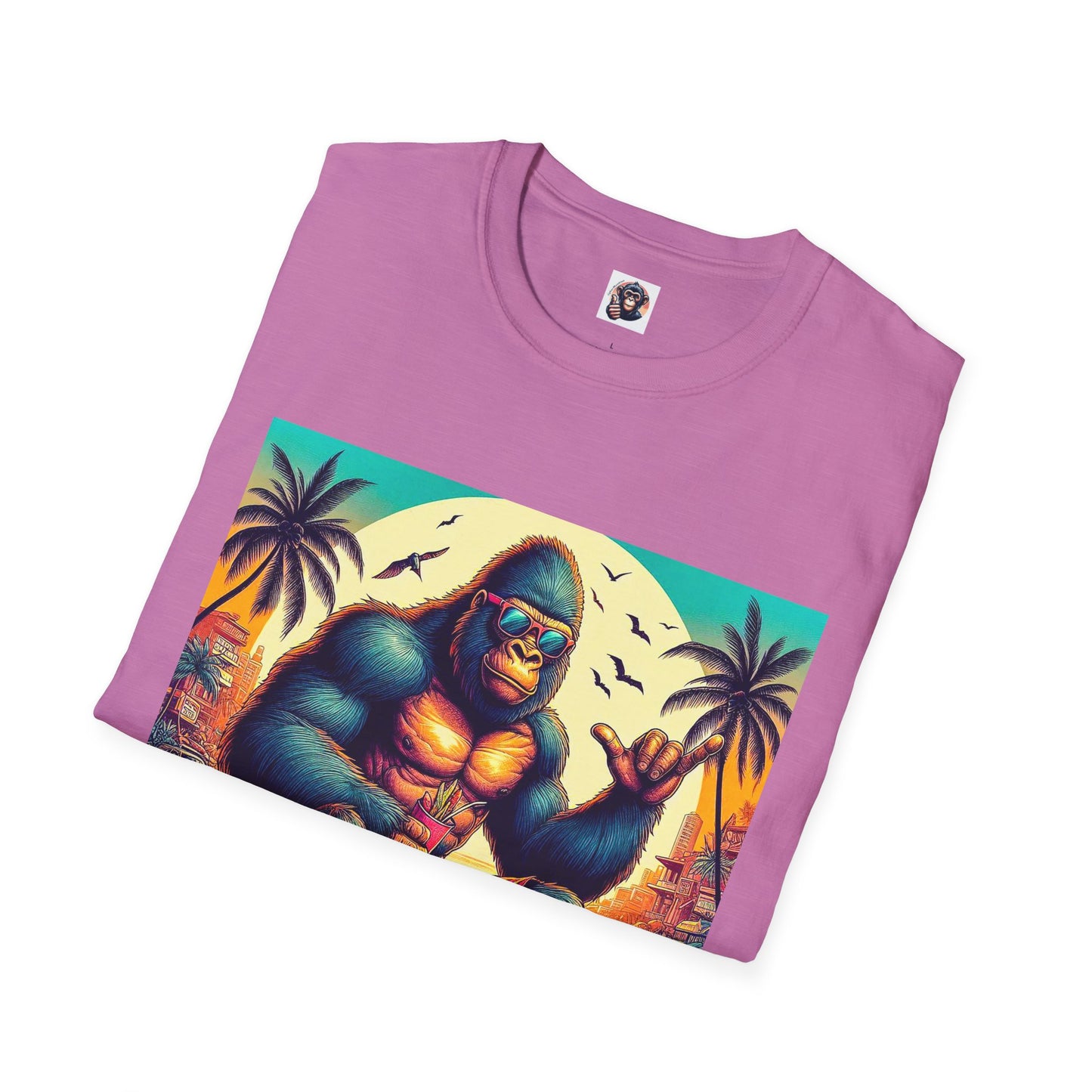 Gorilla T-Shirt Printify   