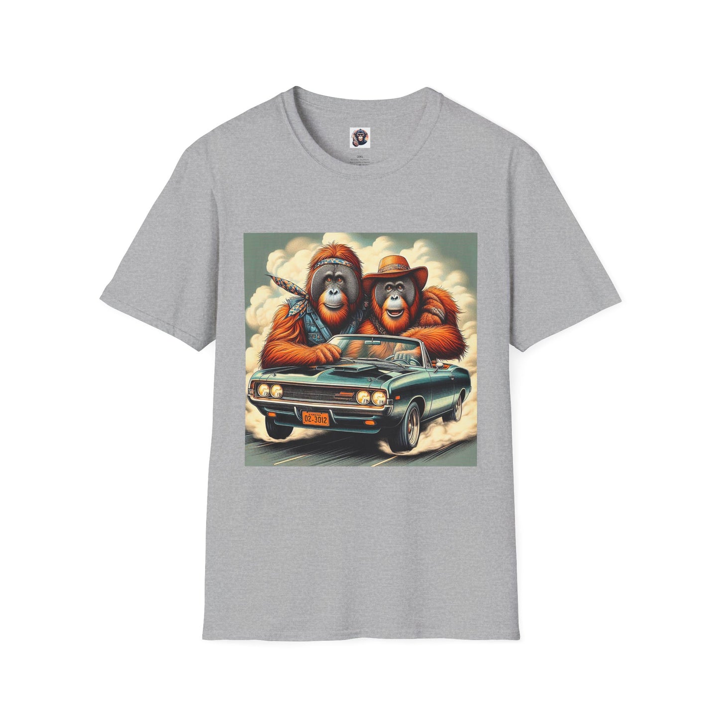 Wacky Orangutans T-Shirt Printify XS Sport Grey 