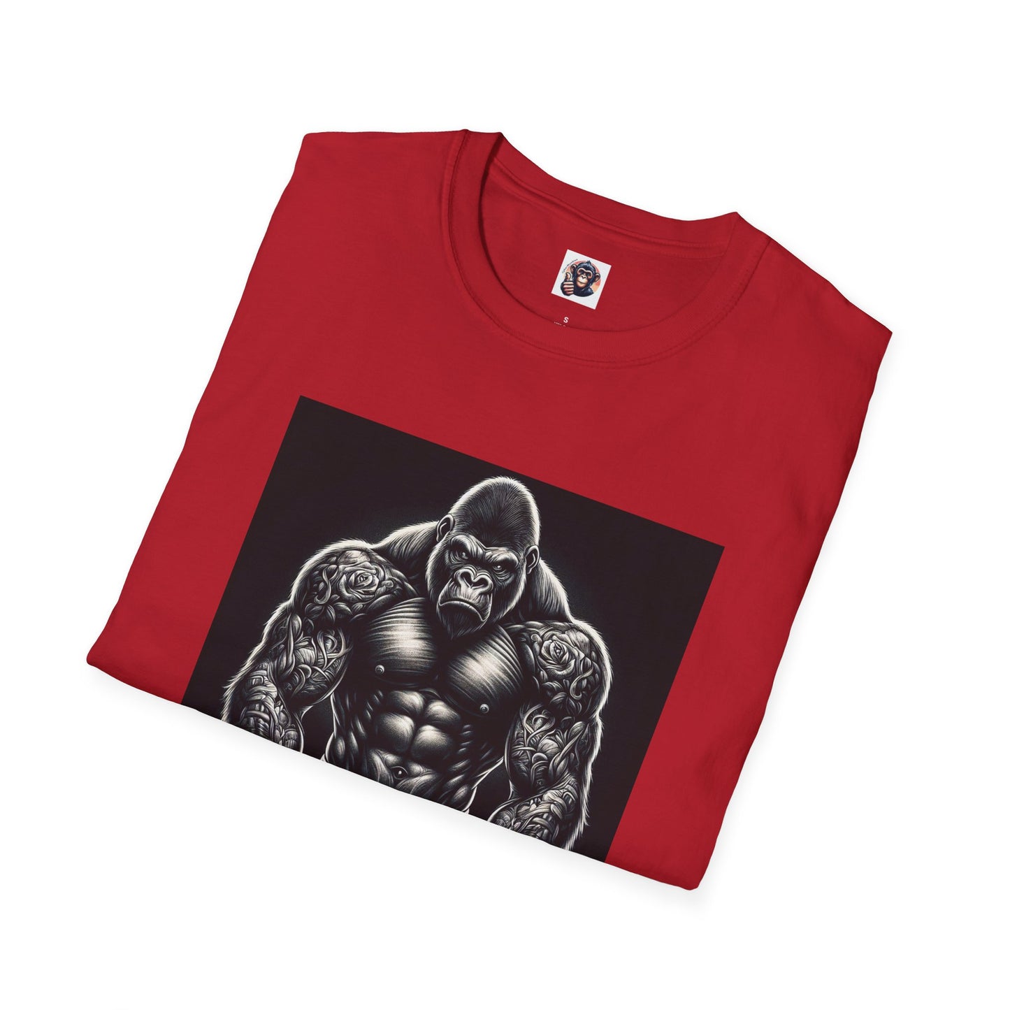 Gorilla T-Shirt Printify   