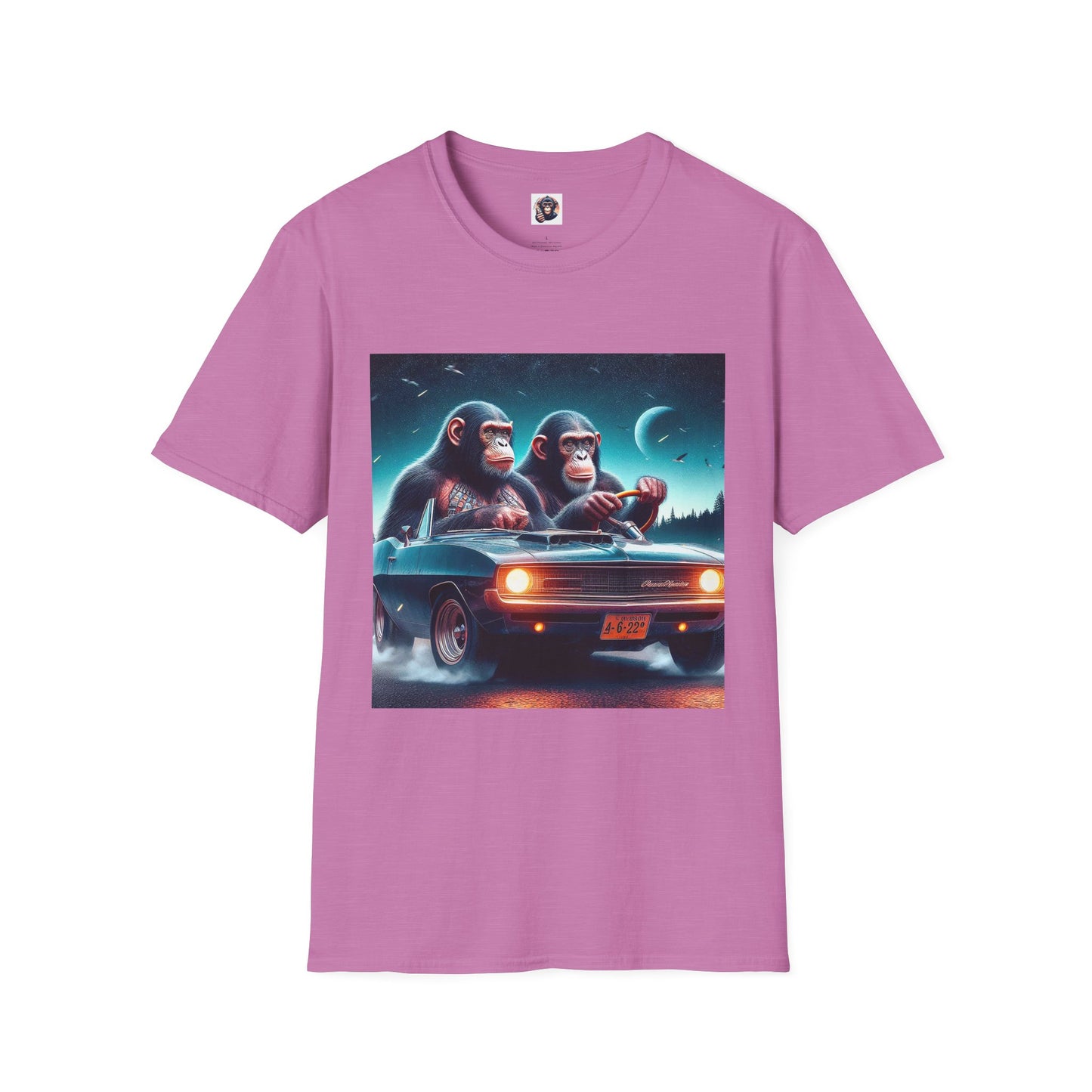 Wacky Bonobo T-Shirt Printify S Heather Radiant Orchid 