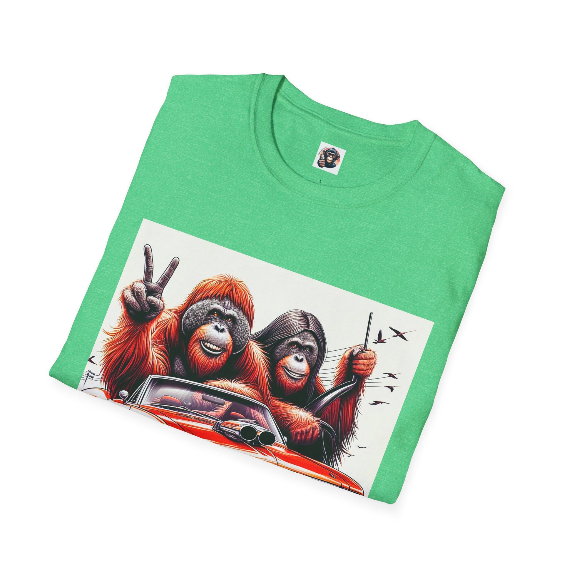 Wacky Orangutans T-Shirt Printify   