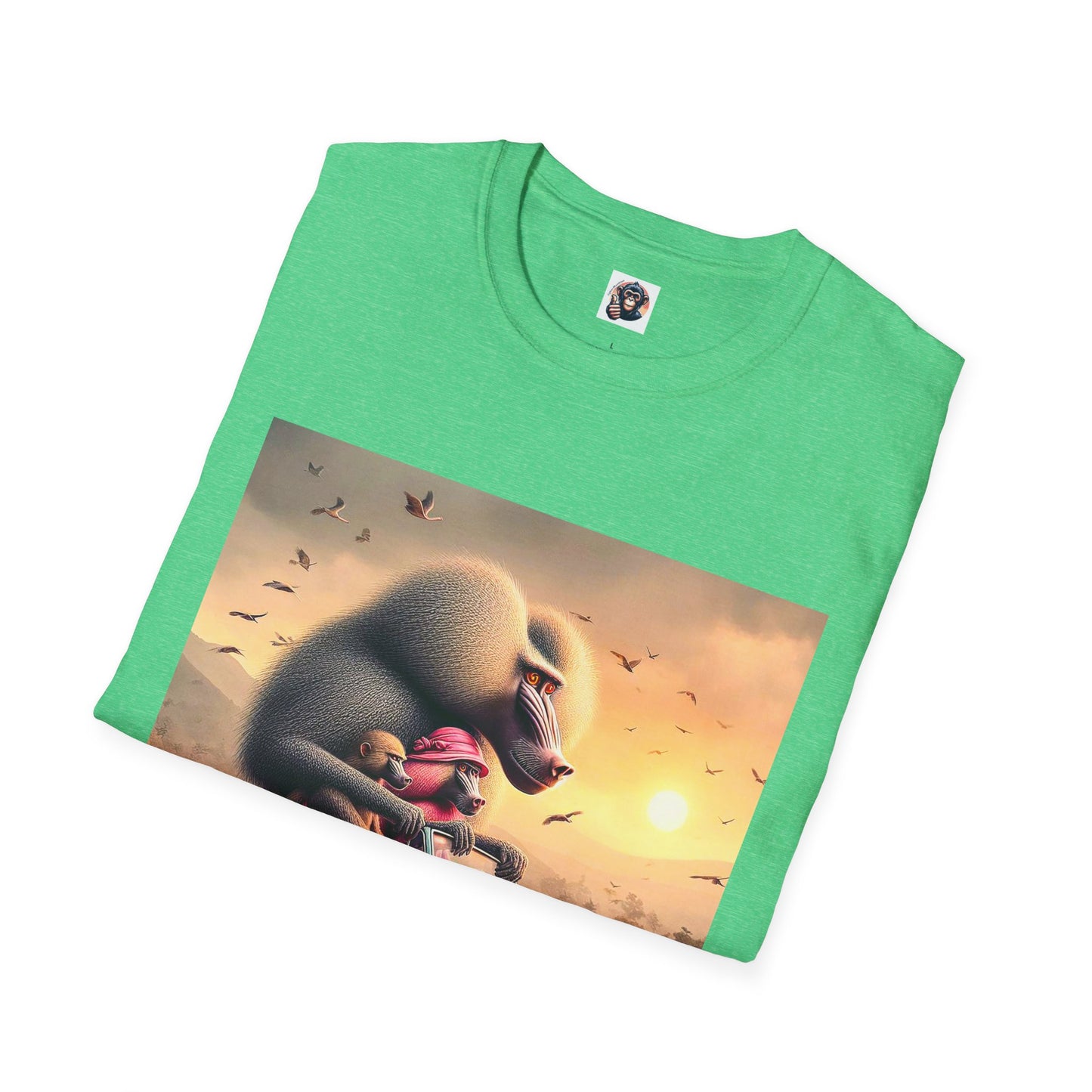 Wacky Baboon T-Shirt Printify   