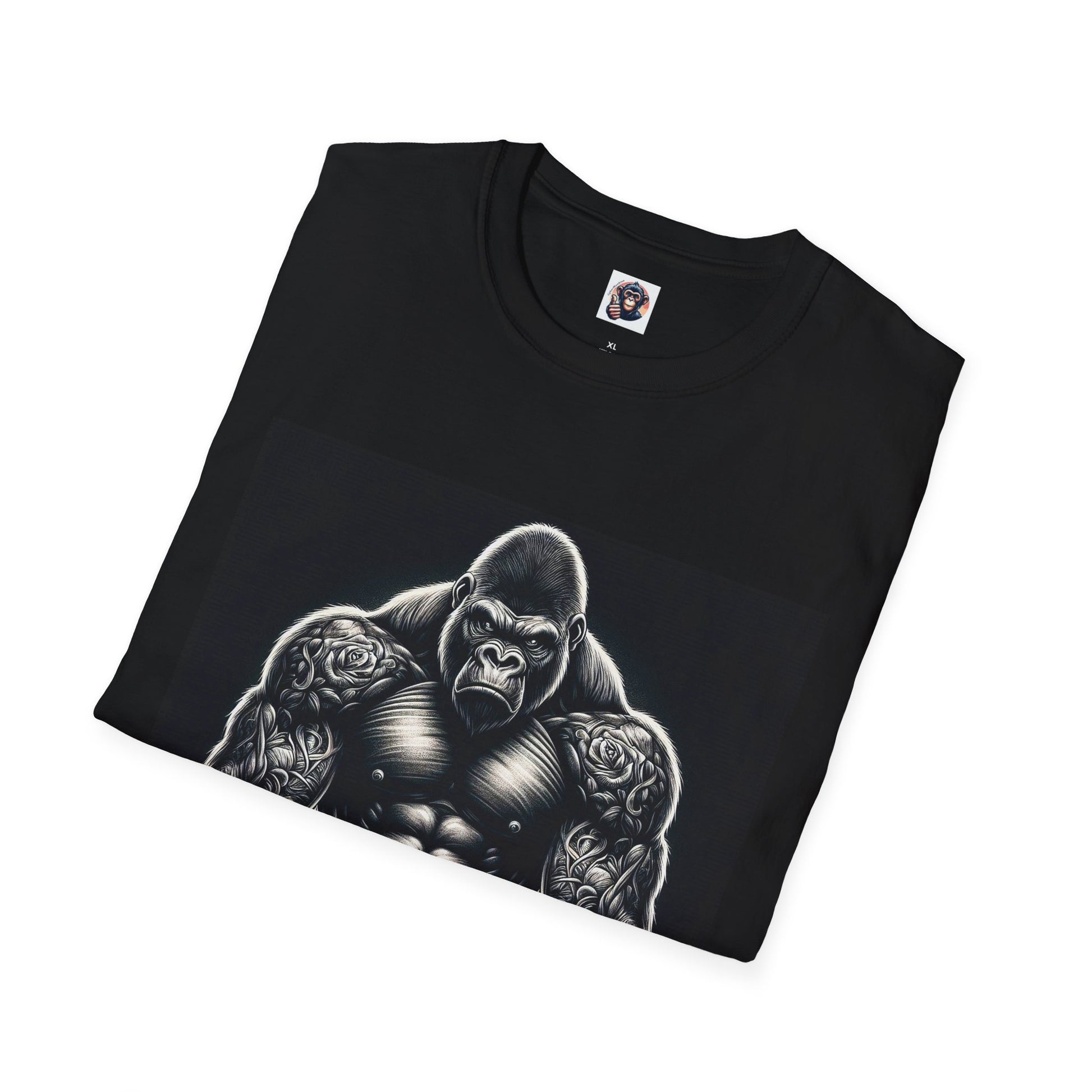 Gorilla T-Shirt Printify   