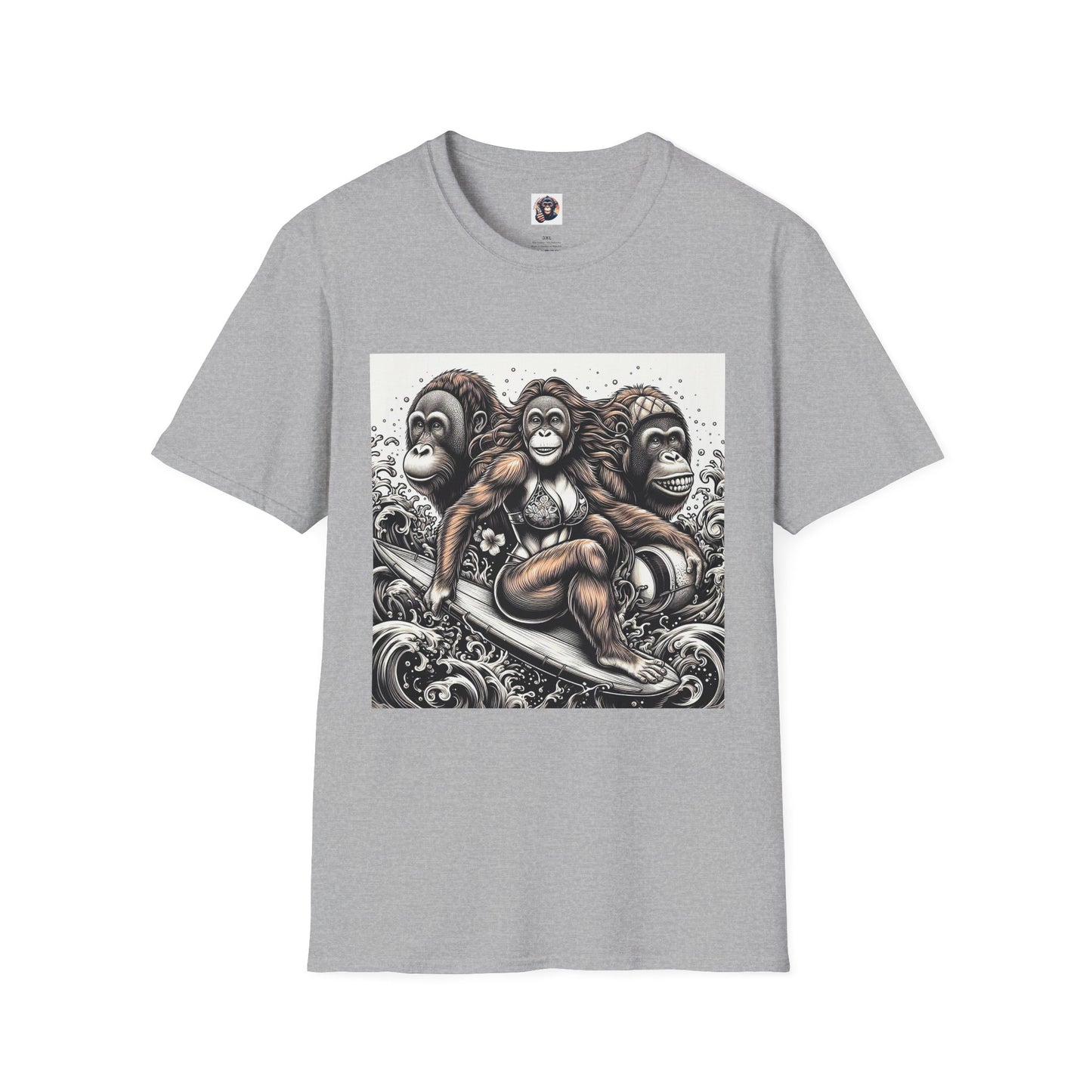 Orangutans T-Shirt Printify XS Sport Grey 