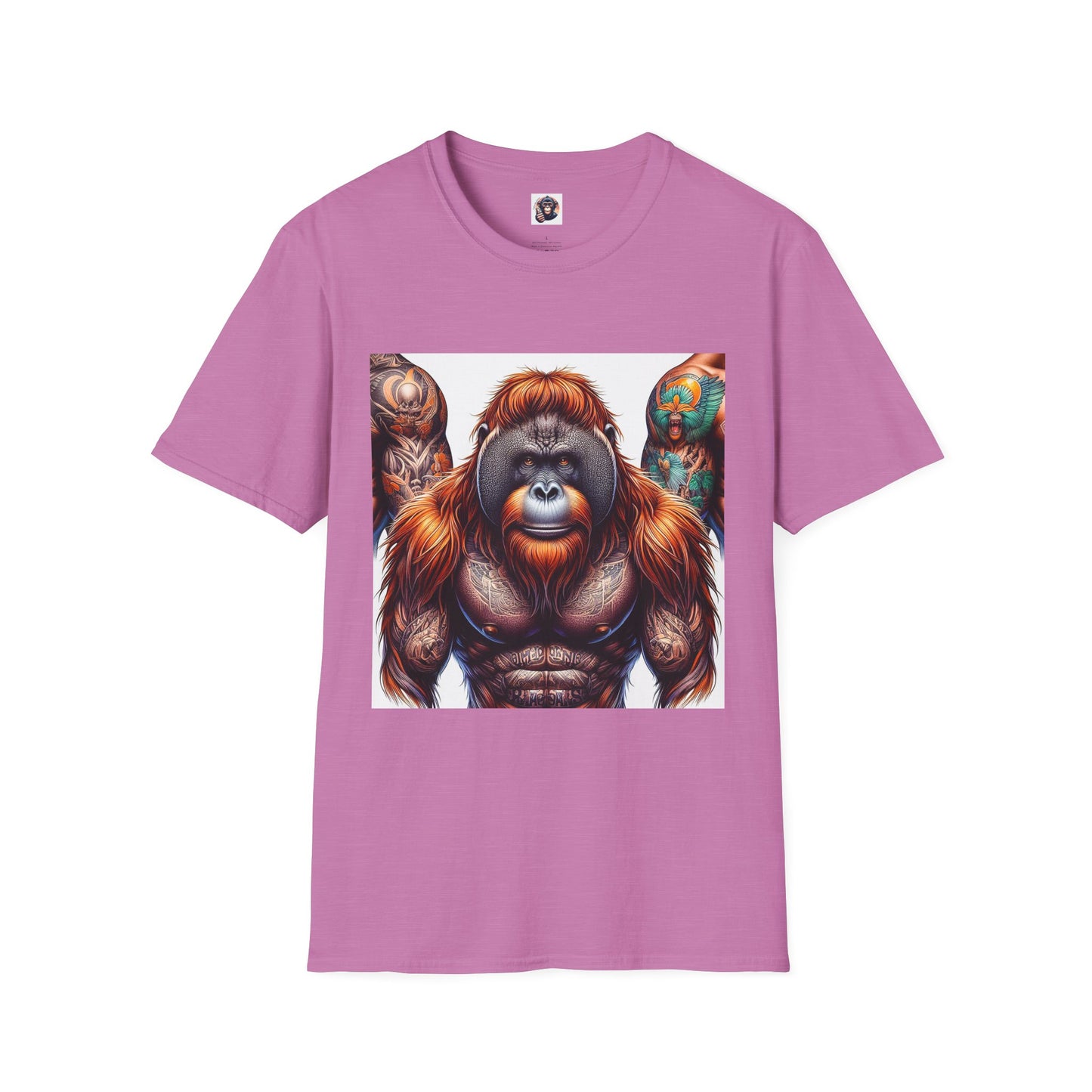 Orangutans T-Shirt Printify S Heather Radiant Orchid 