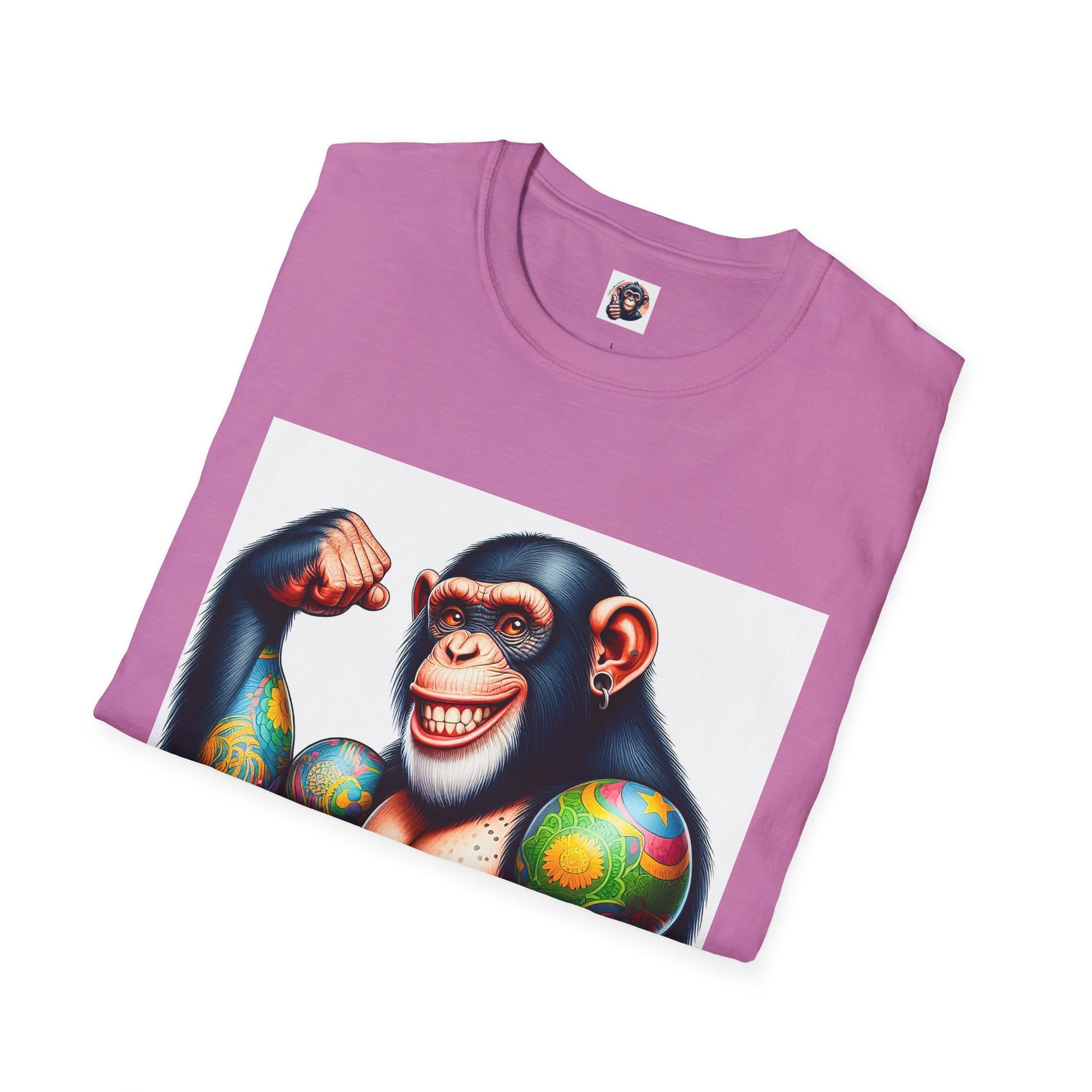 Chimp T-Shirt Printify   