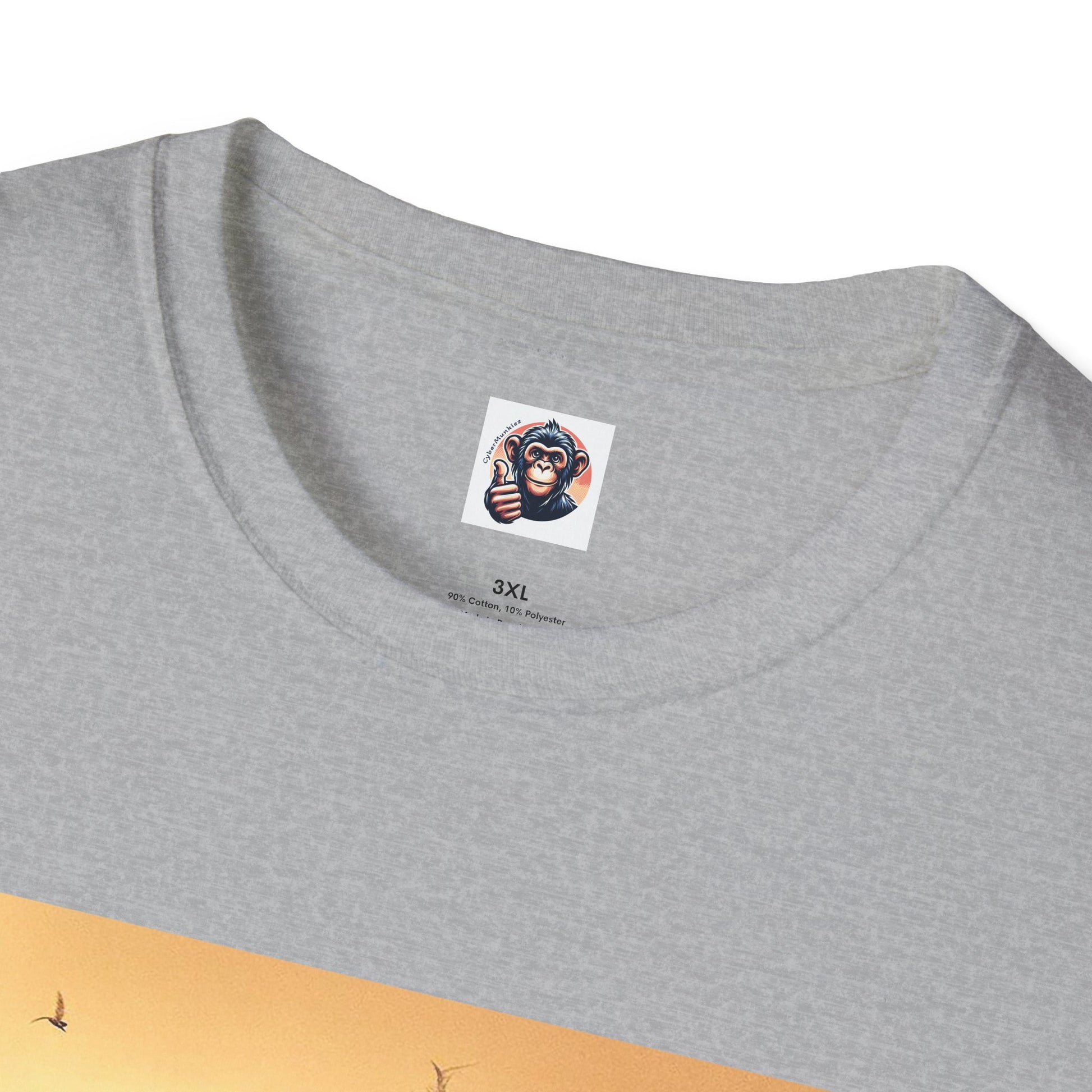 Wacky Capuchin Monkey dessert driving T-Shirt Printify
