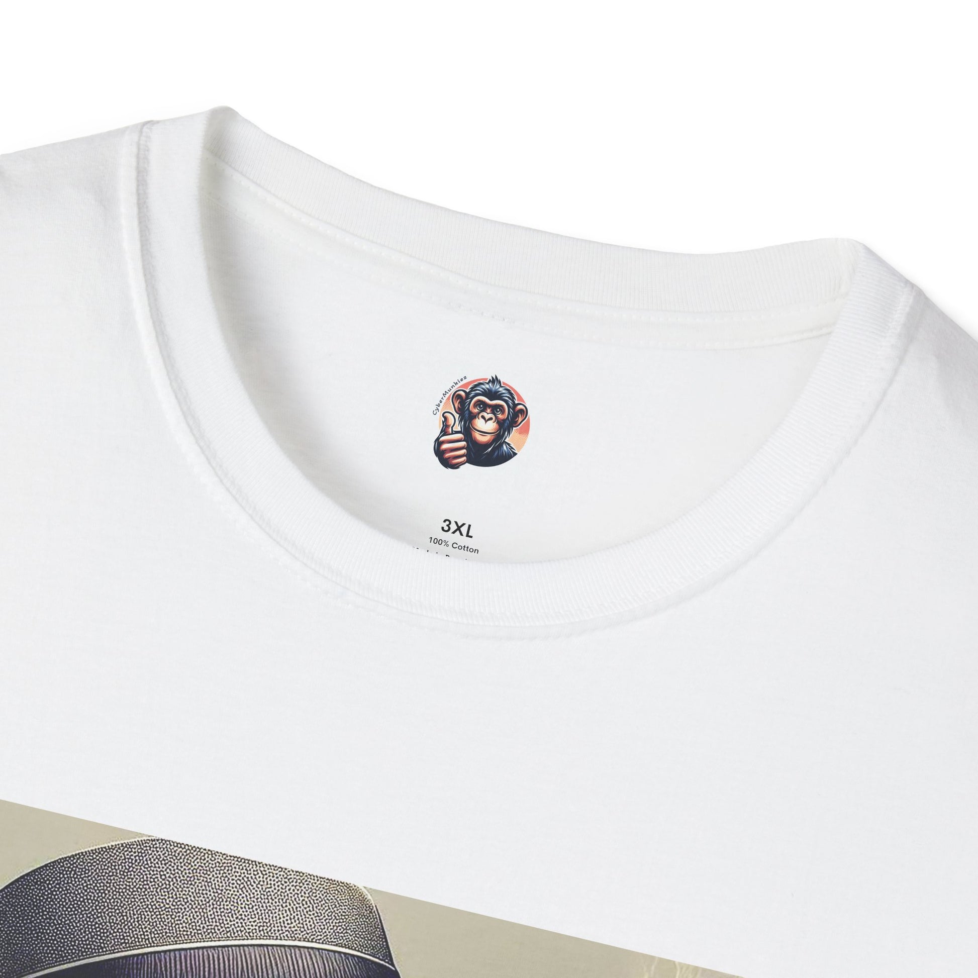 Chimp smoking shirt T-Shirt Printify