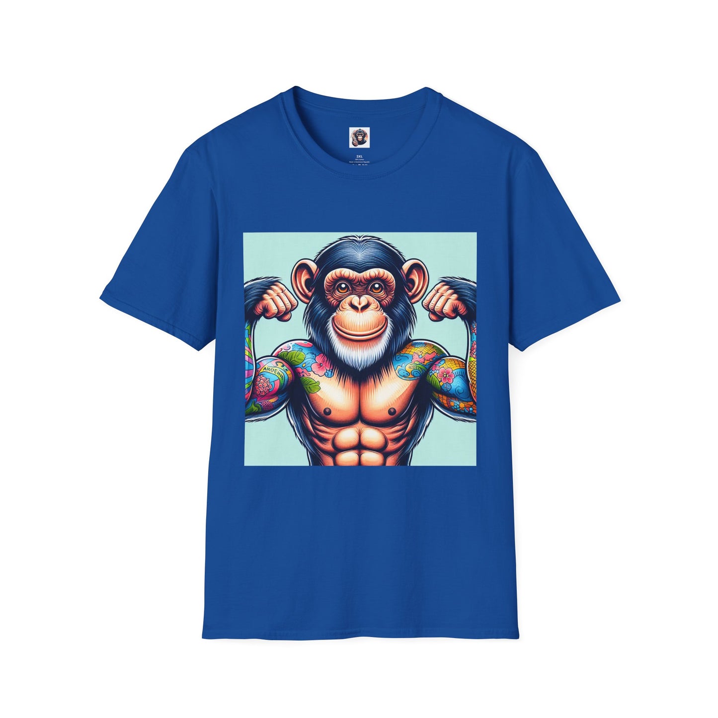 Chimp T-Shirt Printify XS Royal 