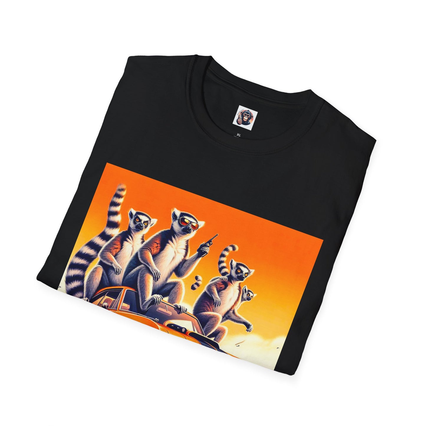 Wacky Lemurs party time T-Shirt Printify
