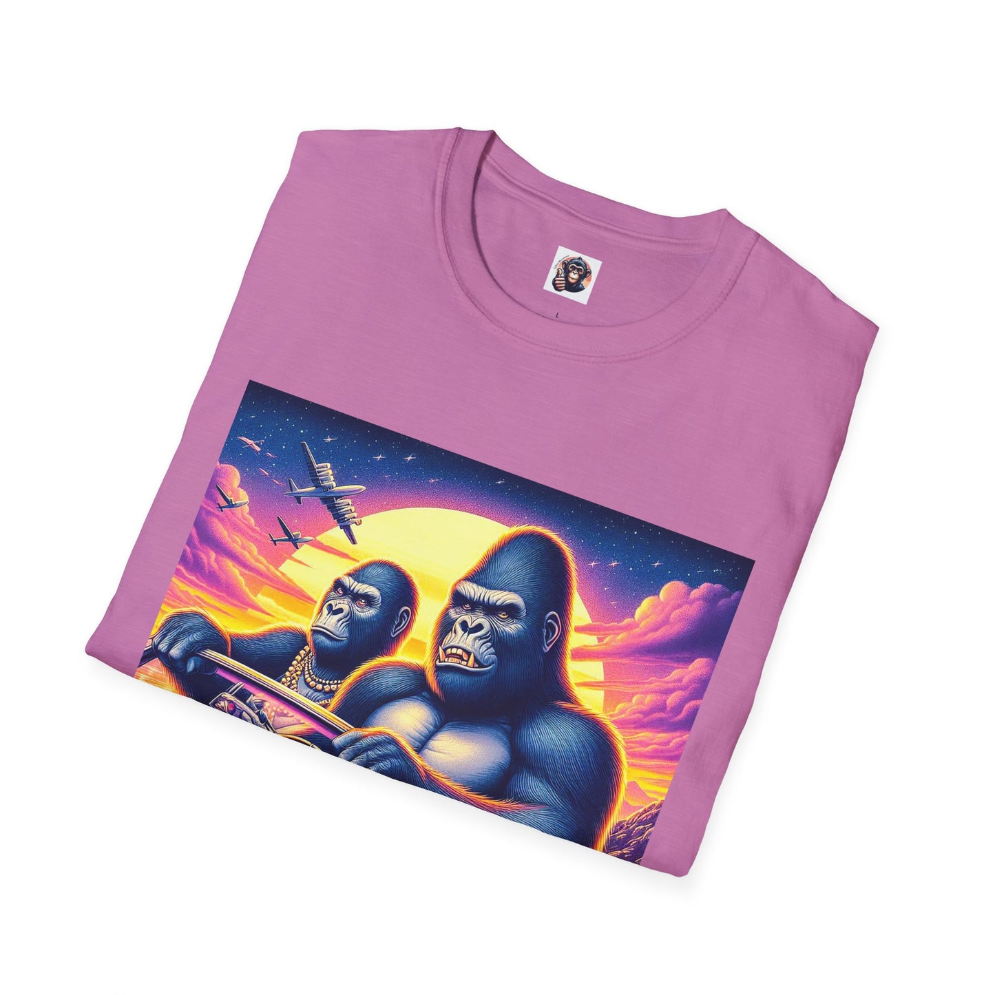 Wacky Gorilla T-Shirt Printify   