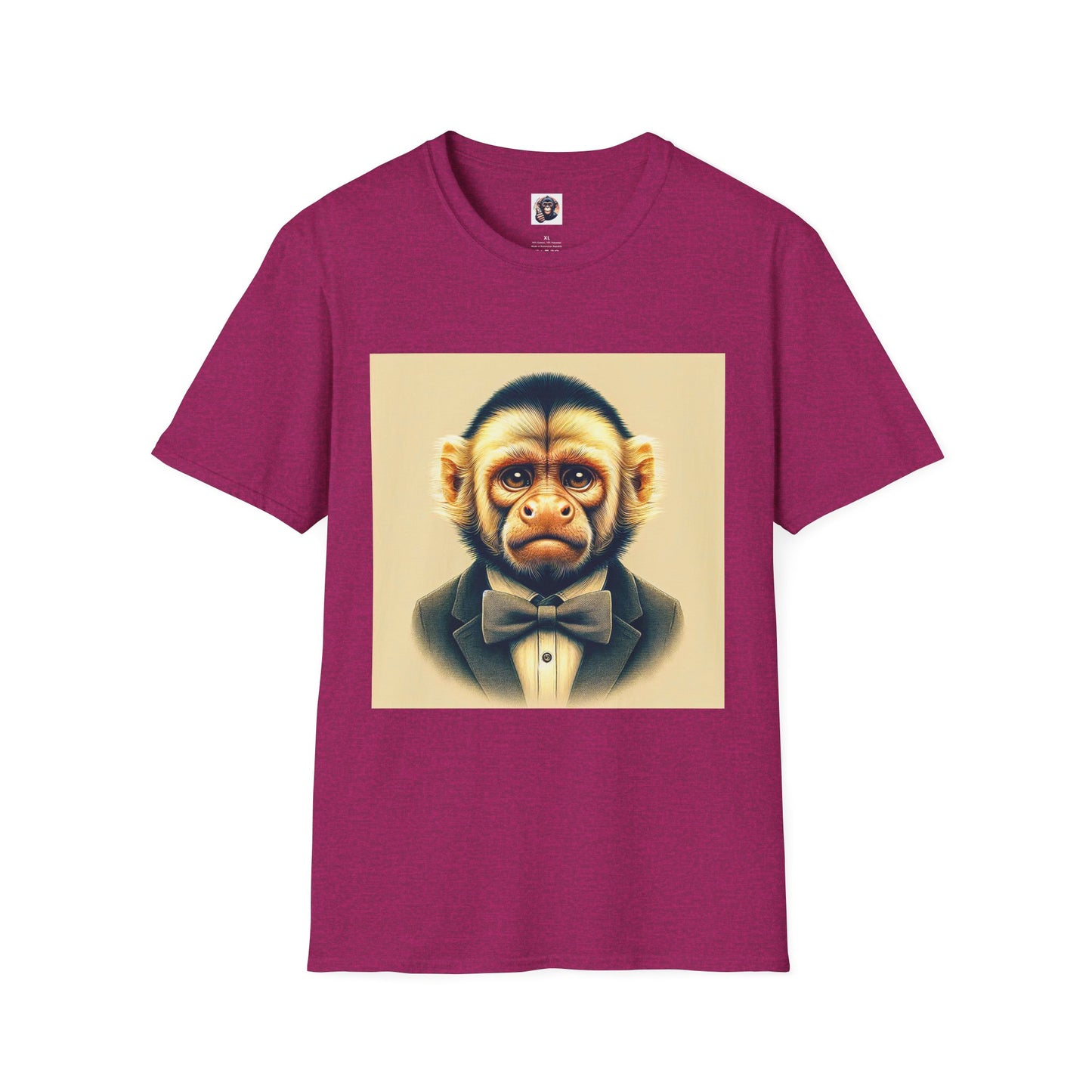 Copy of Capuchin Monkey T-Shirt Printify S Antique Heliconia 