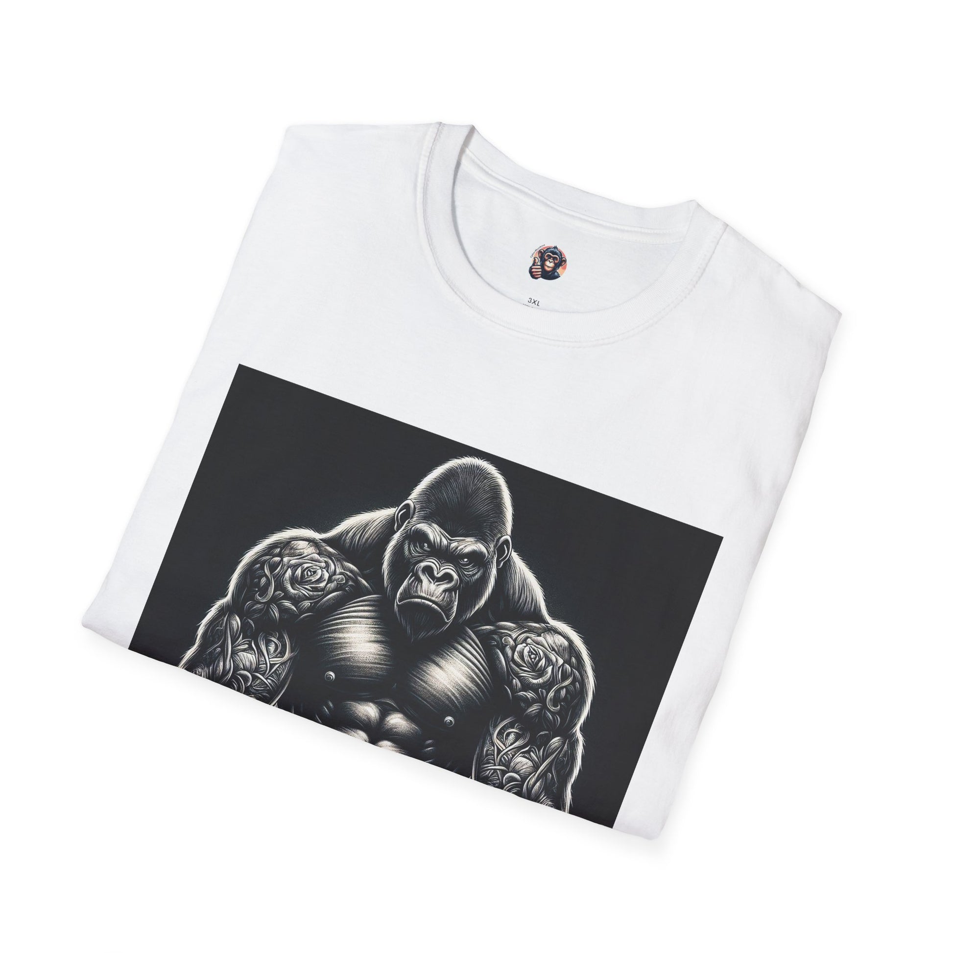 Gorilla T-Shirt Printify   