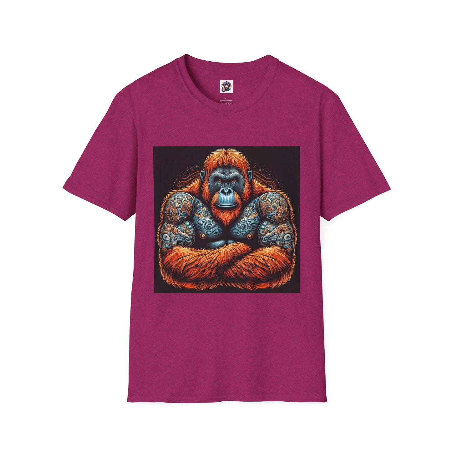 Orangutans T-Shirt Printify S Antique Heliconia 