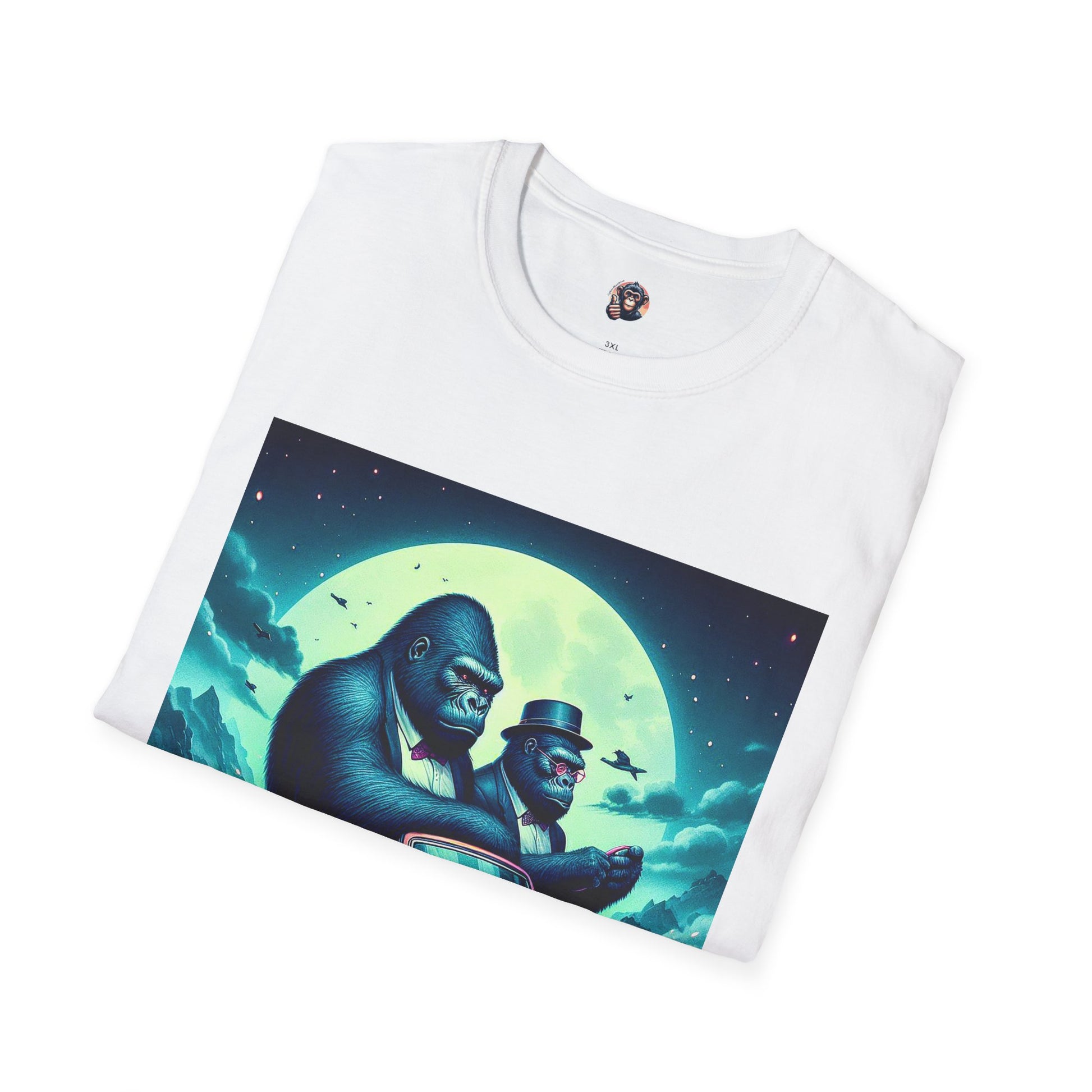 Wacky Gorilla T-Shirt Printify   